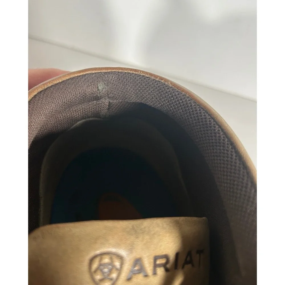 Ariat Spitfire Mens Brown Leather Chukka Moc Toe Boots 10021723 Size 13 D